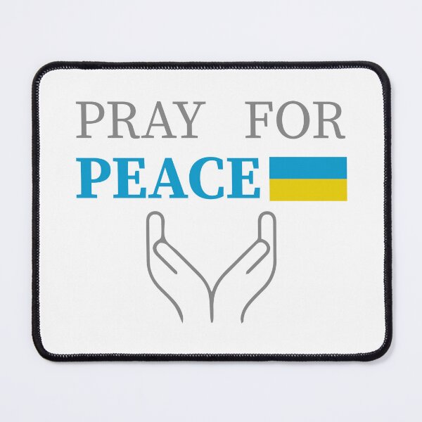 Item preview, Pray For Peace Quote, Ukraine Design, Cool Essential T-Shirt designed and sold by issam-lahlou.