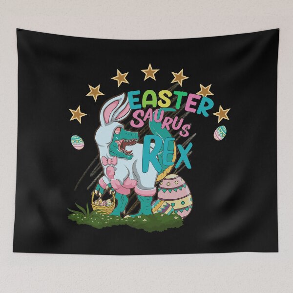 Item preview, Easter Saurus Rex!! -Happy Easter 2022!! - Cute Easter Bunny!! designed and sold by SoffyLee586.