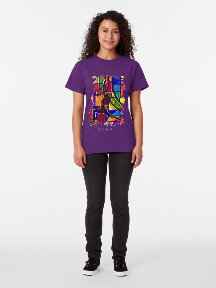 Alternate view of FEMALE YOGA CALM STRETCHING POSE Classic T-Shirt