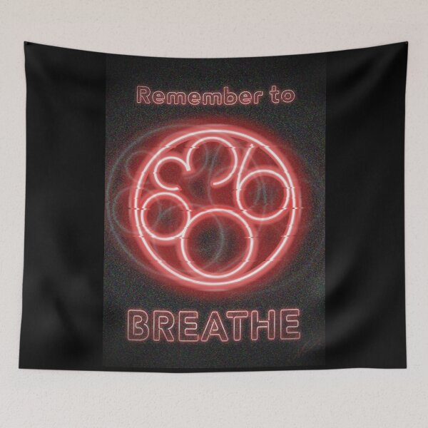 Item preview, Project 863 Remember to Breath Neon designed and sold by NsCrafting.