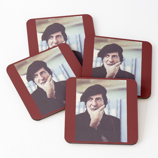 Item preview, Leonard Cohen photo in beret   designed and sold by BlackRose29z.