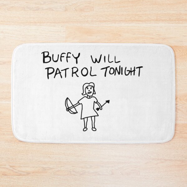 Item preview, Buffy Will Patrol Tonight Poster designed and sold by DeclanDavida.