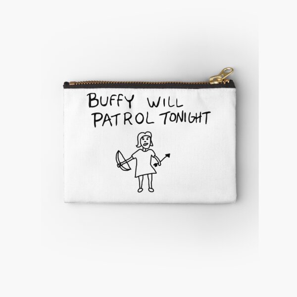 Item preview, Buffy Will Patrol Tonight Poster designed and sold by DeclanDavida.