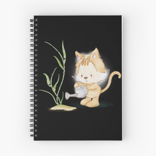 Item preview, lindo gato regando plantas designed and sold by MichaelGlo1007.