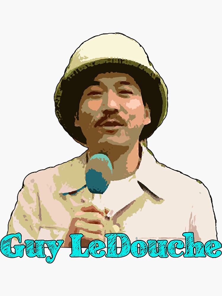 "Guy Le Douche " Sticker by DanielAlva8470 Redbubble