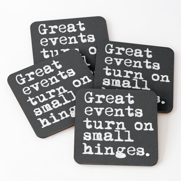 Item preview, Great Events Turn on Small Hinges designed and sold by OctGaveAParty.