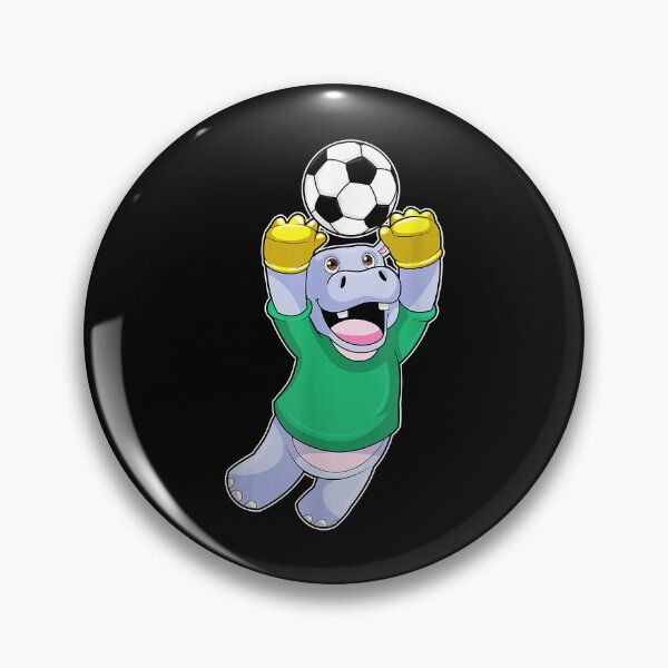 Item preview, Hippo Goalkeeper Soccer Sports  designed and sold by warningleoba.