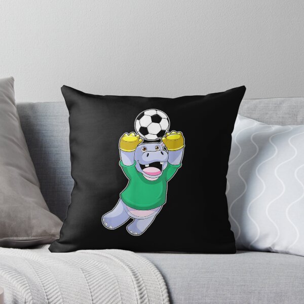 Item preview, Hippo Goalkeeper Soccer Sports  designed and sold by warningleoba.