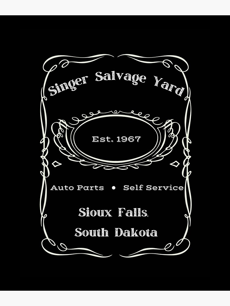 "Singer Salvage Yard" Poster for Sale by GamnuaCaukoa | Redbubble