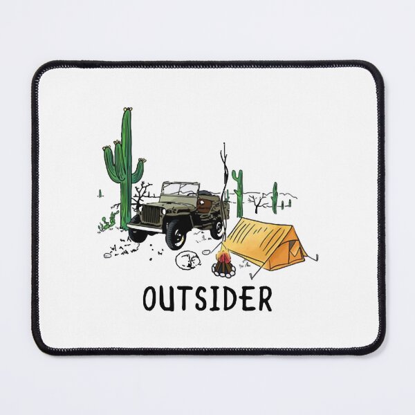 Aperçu de l'œuvre Camping Randonnée Outsider Funny Amant créée et vendue par HansaYenla.