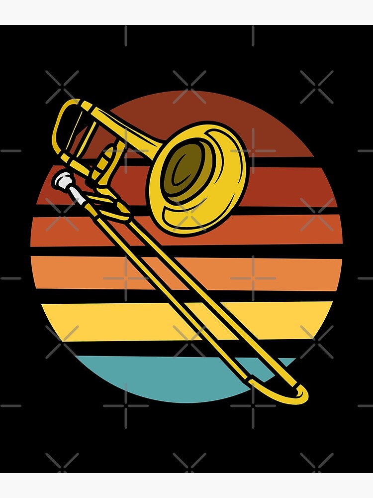"Vintage Trombone As A Trombone Player For Jazz Teacher And Jazz