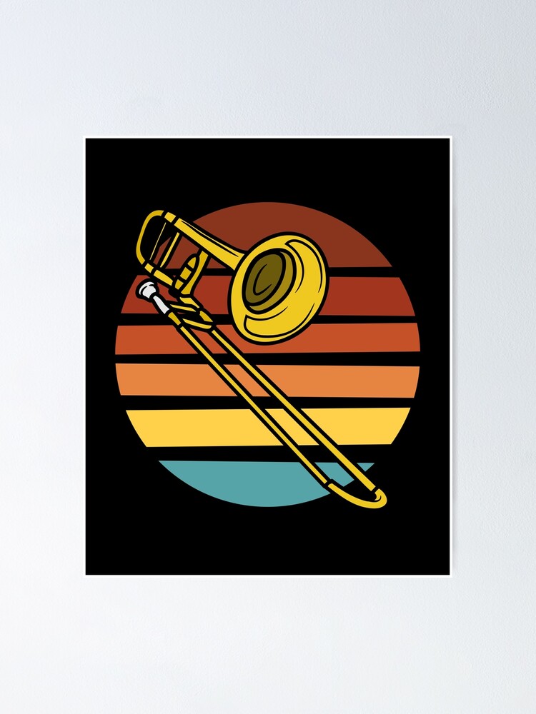 "Vintage Trombone As A Trombone Player For Jazz Teacher And Jazz