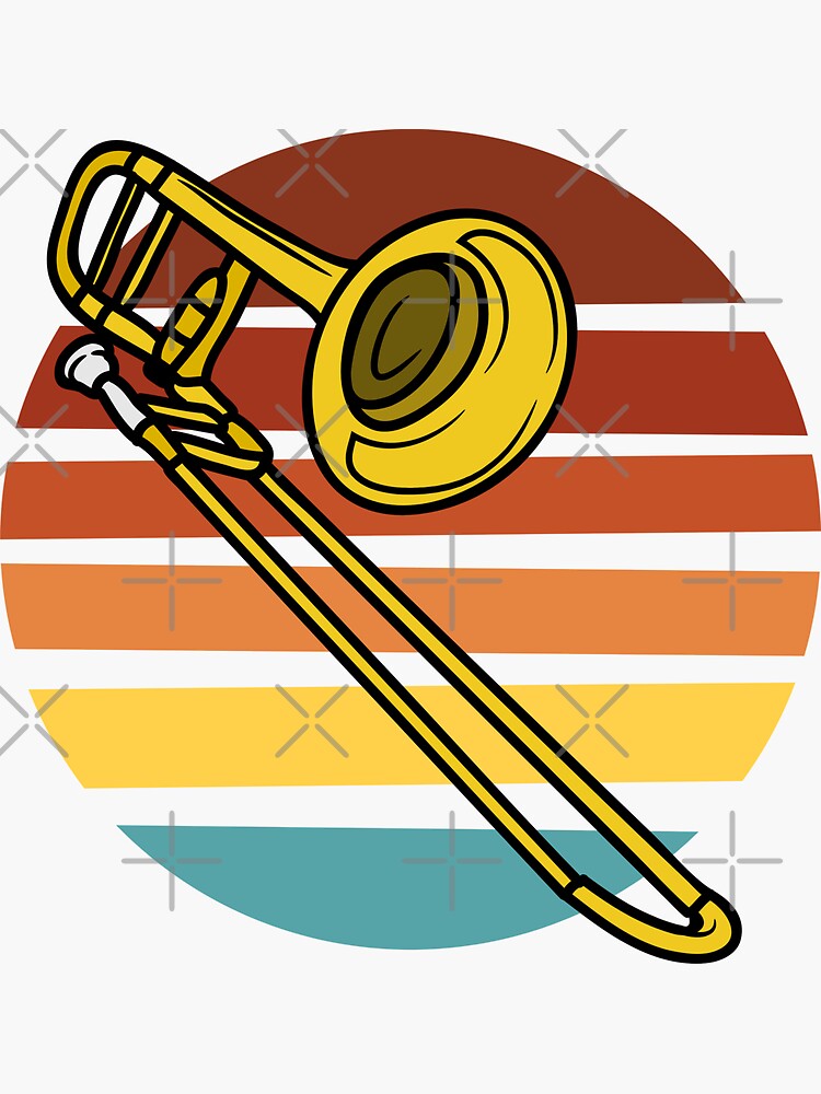 "Vintage Trombone As A Trombone Player For Jazz Teacher And Jazz