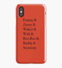 JD Salinger's Glass Family iPhone Case/Skin