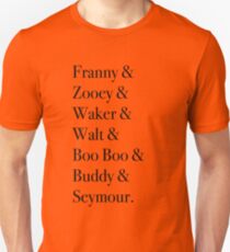 JD Salinger's Glass Family Unisex T-Shirt