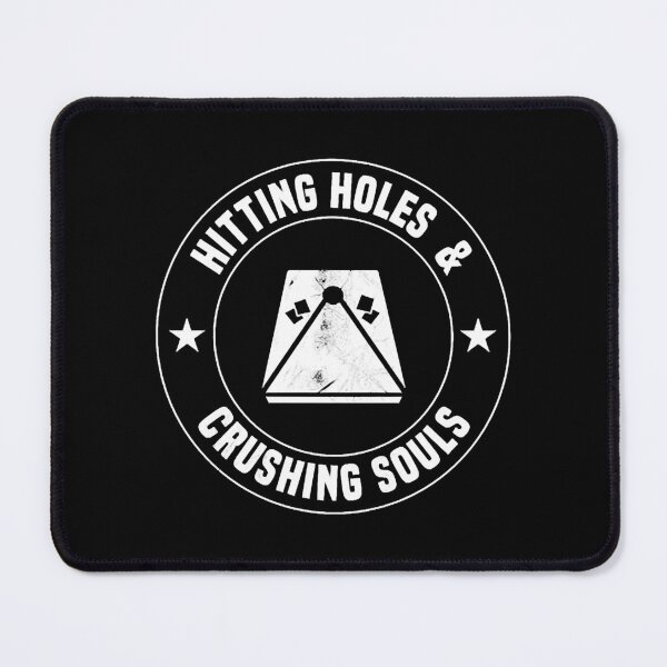 Item preview, Hitting Holes Crushing Souls at Cornhole designed and sold by HansaYenla.