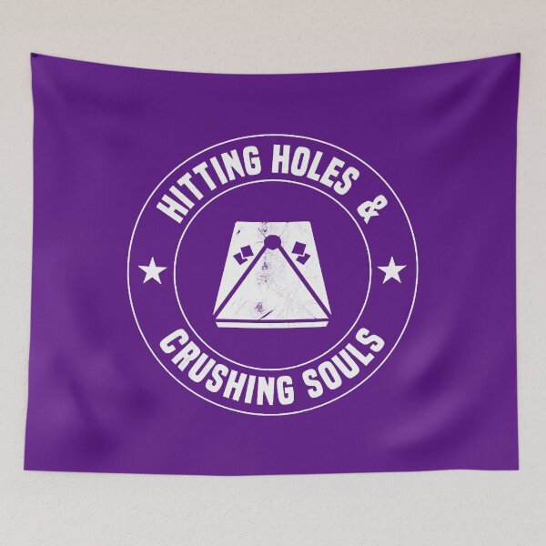Item preview, Hitting Holes Crushing Souls at Cornhole designed and sold by HansaYenla.