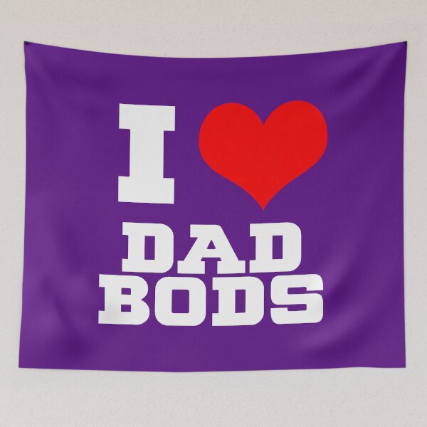 Item preview, I Heart Dad Bods designed and sold by HansaYenla.