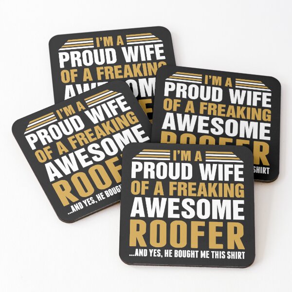 Item preview, Im A Proud Wife Of Awesome Roofer designed and sold by HansaYenla.