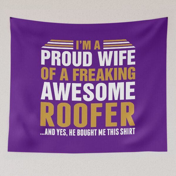 Item preview, Im A Proud Wife Of Awesome Roofer designed and sold by HansaYenla.