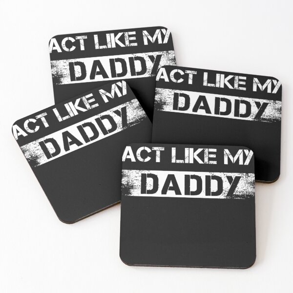 Item preview, Don't Make Me Act Like My Daddy Funny Dad Funny Pullover Hoodie designed and sold by CliffTuttle.