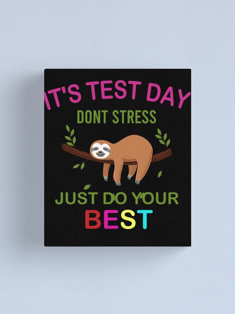 Keep Calm Rock The Test Sloth Teacher Exam Testing Tshirt Keep Calm Rock The Test Sloth Teacher Exam Testing Tshirt
