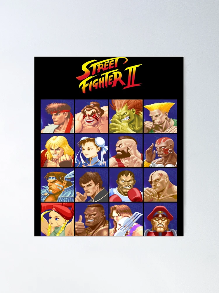 My favorite drink is water with no ice and my favorite game is Street  Fighter - King of Posters - selectbutton 2