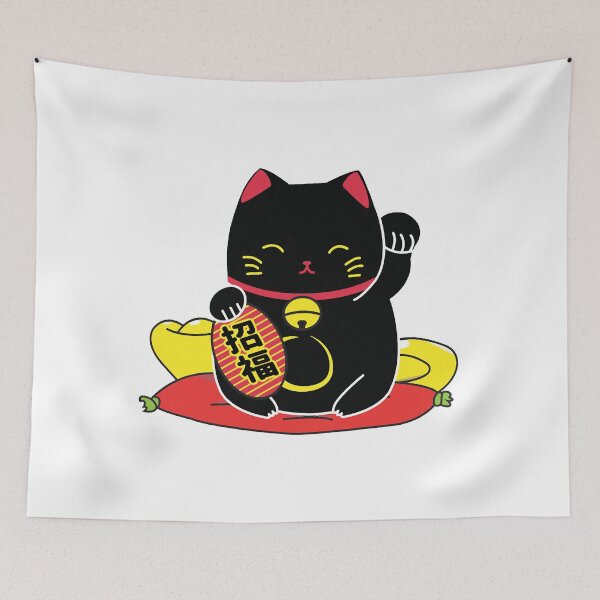Item preview, Lucky Black Cat designed and sold by HansaYenla.