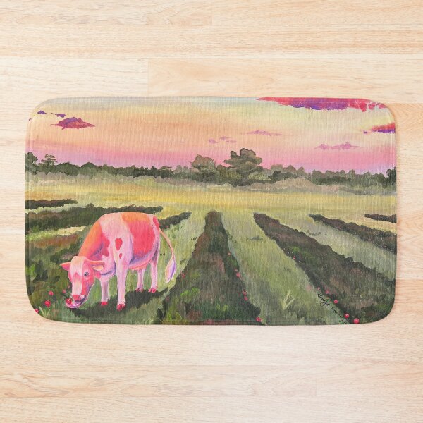 Item preview, Strawberry Cow Forever designed and sold by Kimberly Holbrook Arts.