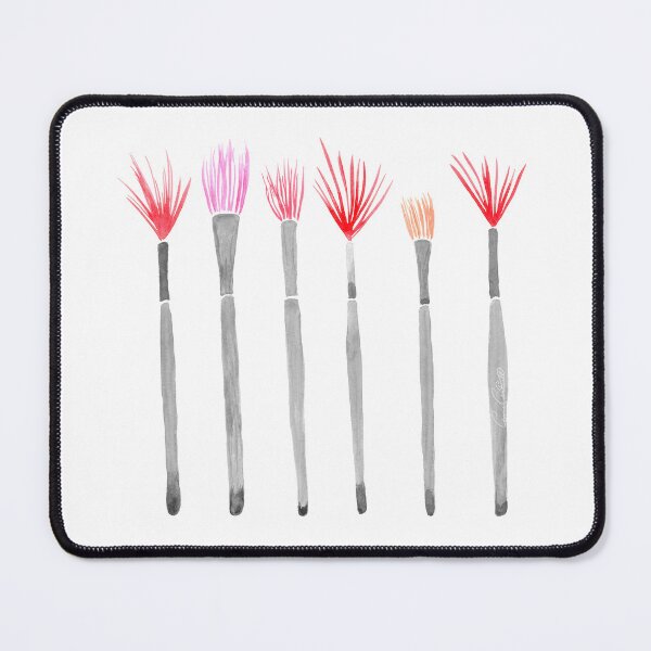 Item preview, Painters Paradise - Watercolor Paintbrushes Pattern designed and sold by Carrie Cantwell Art.