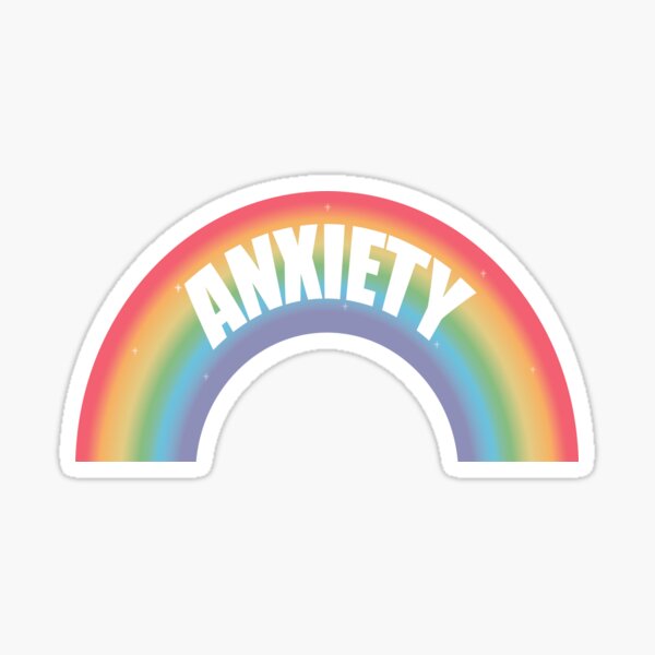 Item preview, Anxiety Rainbow designed and sold by PizzaCakeComics.