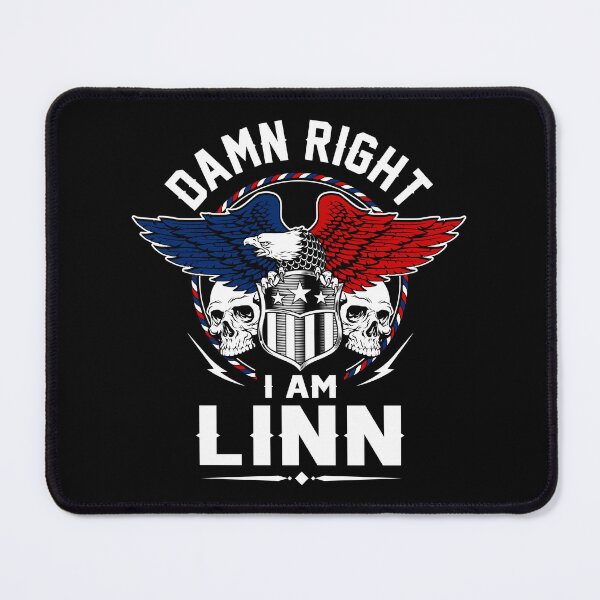 Item preview, Linn Name T Shirt - Damn Right I Am Linn Gift Item Tee designed and sold by rolandchel.
