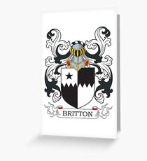 Britton Coat of Arms Greeting Card