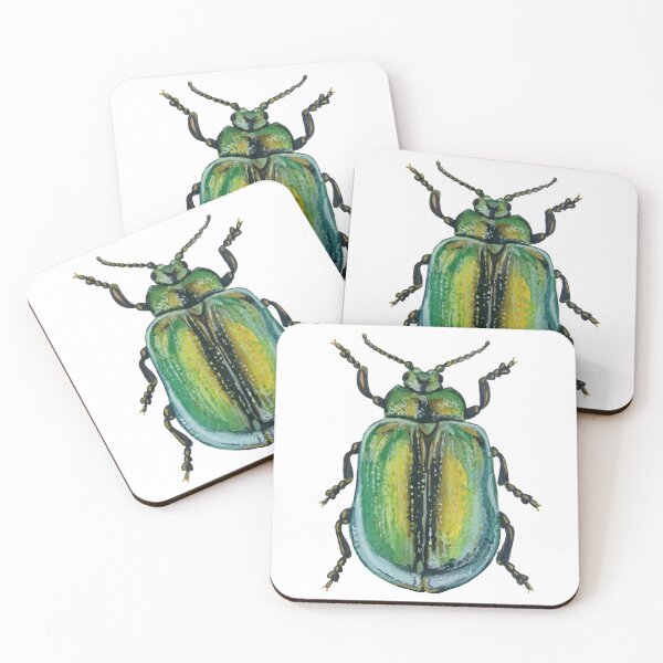 Item preview, Watercolor Beetle designed and sold by graphiteme.