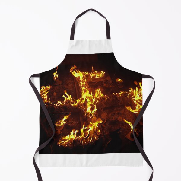 Item preview, Burning swastik Flames canvas print designed and sold by ZengoClub.