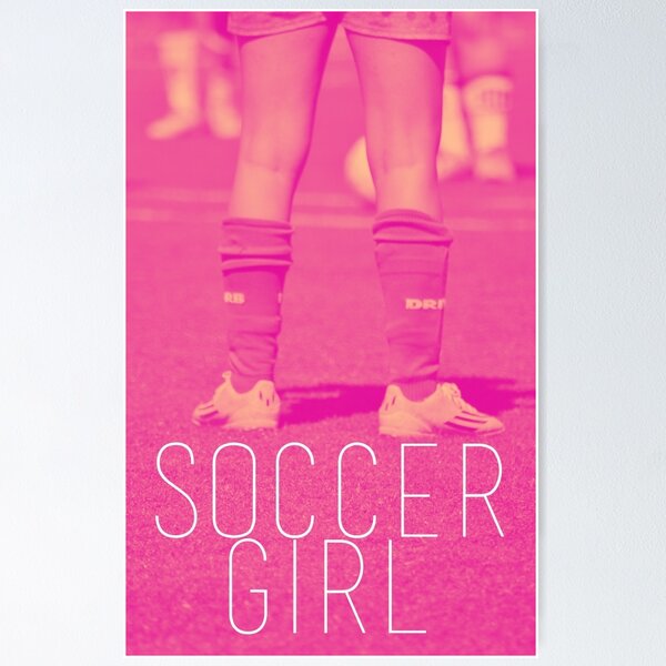 Item preview, SOCCER GIRL PHOTOGRAPHY STICKER designed and sold by EMEICEA.