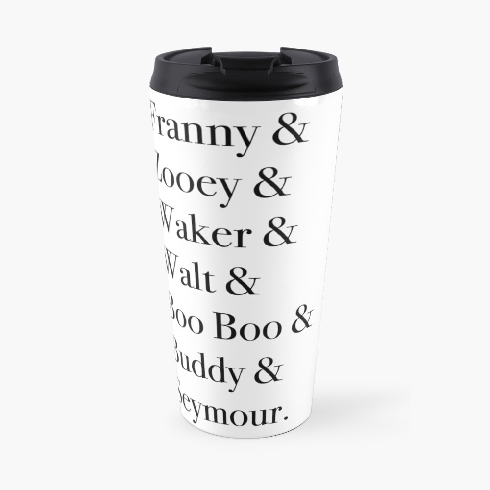 "JD Salinger's Glass Family" Travel Coffee Mug for Sale by SeanFitz
