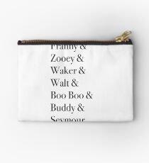 JD Salinger's Glass Family Studio Pouch