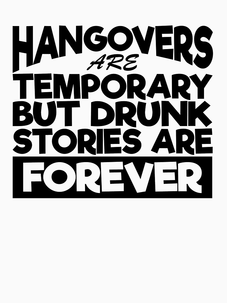 T-shirt Humour "HUNGOVER PLEASE USE PRUDENCE" - Fruit Of The Loom - Neuf Sans étiquette