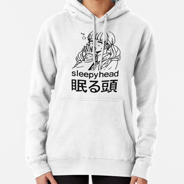 sleepyhead print Pullover Hoodie
