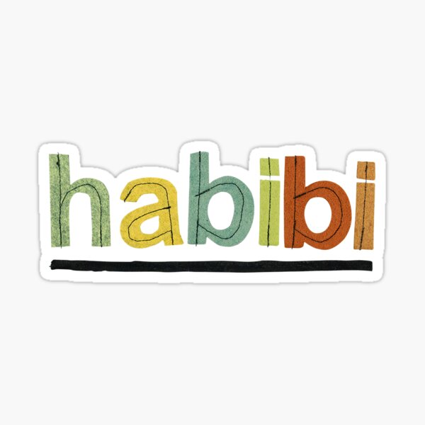 Artikel-Vorschau von Habibi Retro-Farbe, designt und verkauft von JobyeBee.