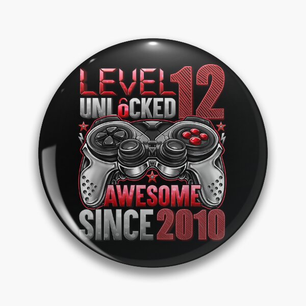 Artikelvorschau, Level 12 Unlocked Awesome Since 2010 Geschenke zum 12. Geburtstag Jungen T-Shirt entworfen und verkauft von reuhlucban.