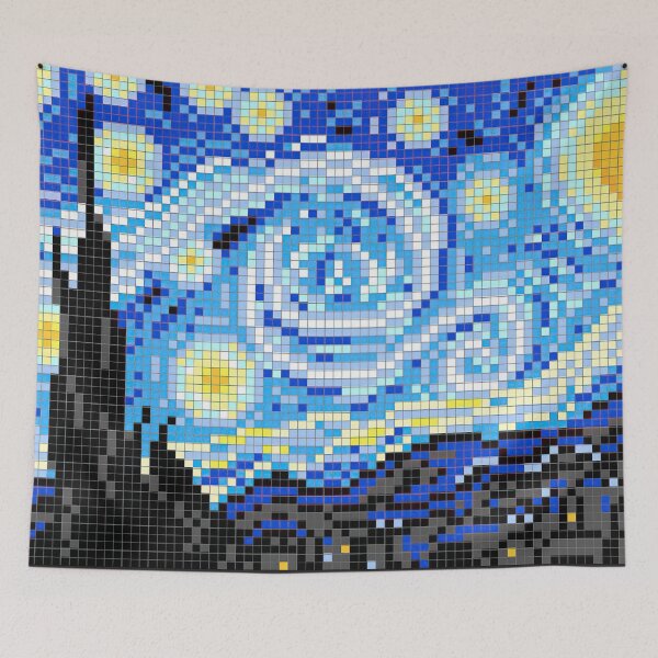Item preview, r place  starry night designed and sold by JobyeBee.
