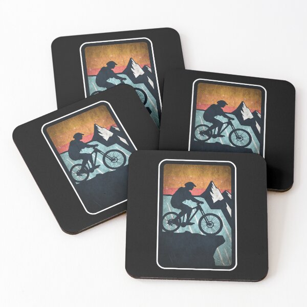 Item preview, Mountain biker waterfall retro vintage nature  designed and sold by KimberlyY49870.