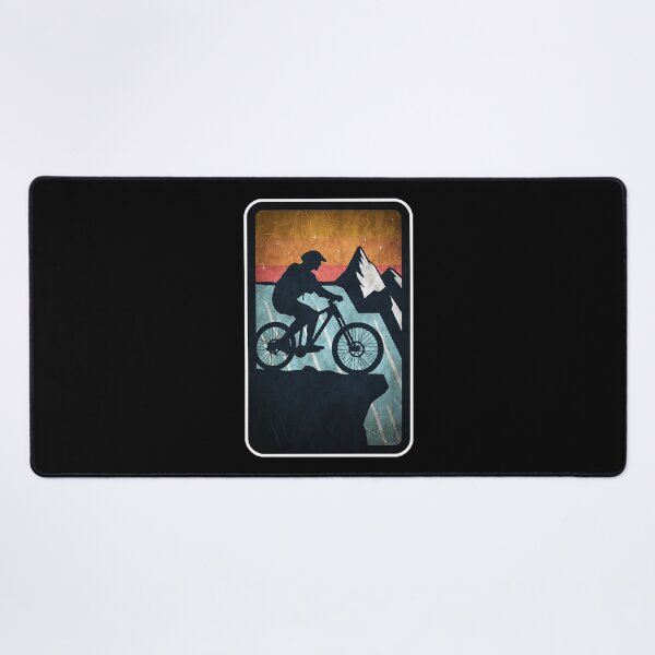 Item preview, Mountain biker waterfall retro vintage nature designed and sold by KimberlyY49870.
