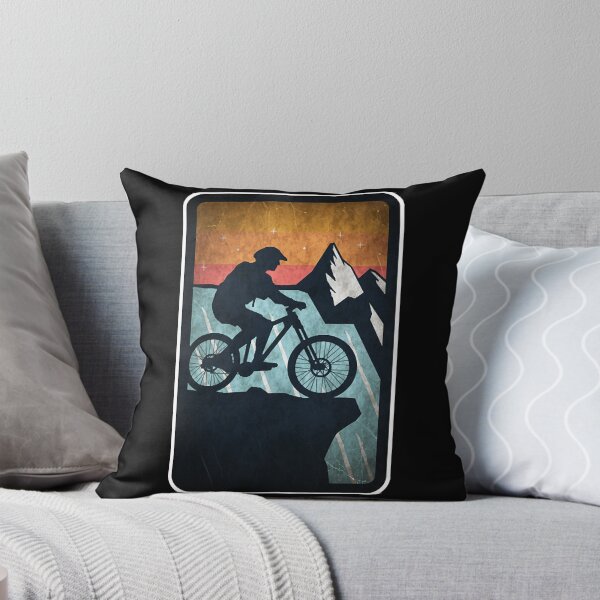 Item preview, Mountain biker waterfall retro vintage nature  designed and sold by KimberlyY49870.