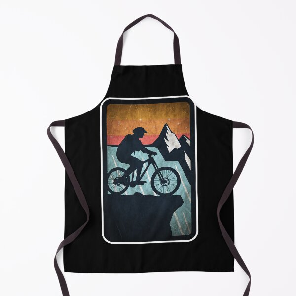 Item preview, Mountain biker waterfall retro vintage nature designed and sold by KimberlyY49870.