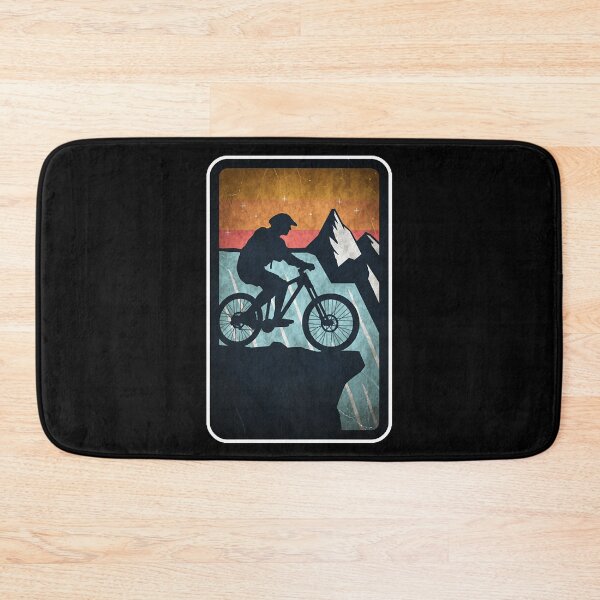 Item preview, Mountain biker waterfall retro vintage nature  designed and sold by KimberlyY49870.