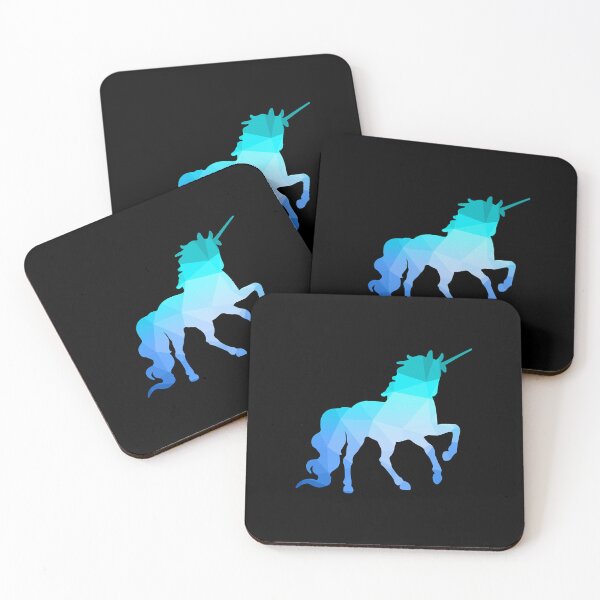 Item preview, Abstract Unicorn Blue  designed and sold by JenniferG99288.