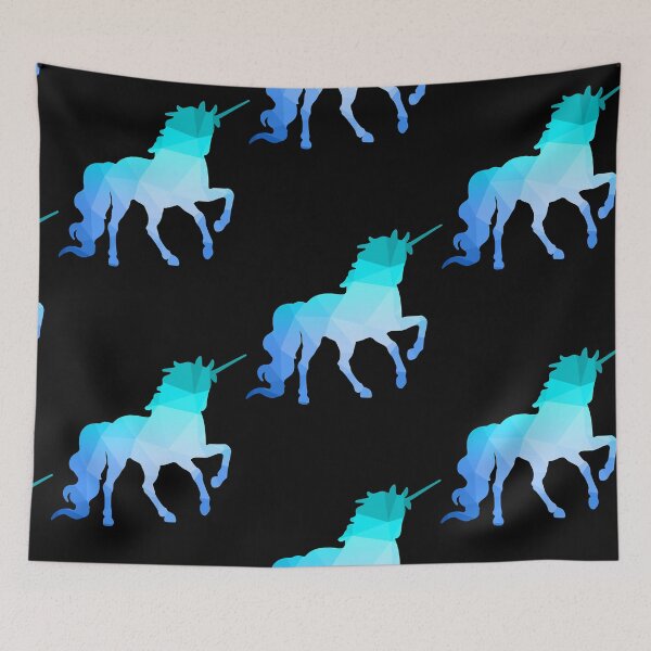 Item preview, Abstract Unicorn Blue  designed and sold by JenniferG99288.
